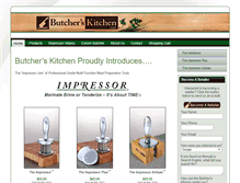 Tablet Screenshot of butcherskitchen.com